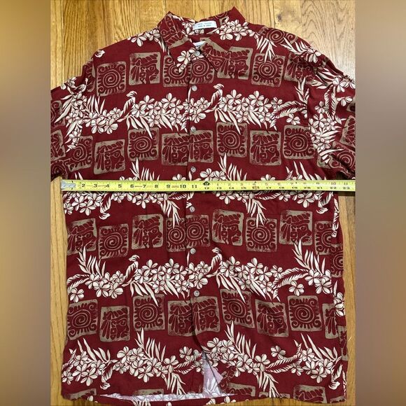 Vintage Pierre Cardin Hawaian shirt button down men’s Large made in Korea - Picture 7 of 13